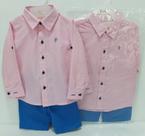 - Conjunto Luxo Menino Paraiso Infantil 1 2 3 4 C/ Camisa 8622