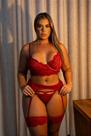 Conjunto Luxo Vermelho Deluxe Plus Size - Toda Sua