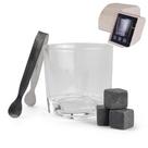 Conjunto Luxuoso para Whisky com Copo, Pegador de Gelo e Cubos de Pedra-sabão Conjunto Luxuoso para Whisky com Copo, Pegador de Gelo e Cubos de Pedra-sabão