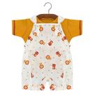 Conjunto Macacão Jardineira Safari Leão para Bebê de Malha Menino e Malha 100% algodão