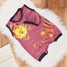 Conjunto Macacão Regata Tigre + Boné Curto Bebe Menino Tam RN a 03 Meses - Conjunto Macacão Regata Tigre + Boné Curto Bebe Menino Tam RN a 03 Meses -