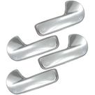 Conjunto Maçaneta Porta Gol G5 4pts Cromada F103