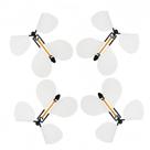 Conjunto Magic Flying Butterflies, 4 peças, truque criativo em PVC
