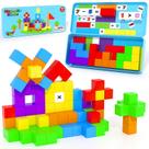 Conjunto Magnético de Blocos Minecftoy Mini para Viagem 40 peças Conjunto Magnético de Blocos Minecftoy Mini para Viagem 40 peças