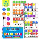 Conjunto magnético de dez quadros SpriteGru com 6 quadros e 66 discos +2 marcadores