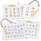 Conjunto magnético de letras e números GAMENOTE para crianças pequenas