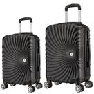Conjunto Mala de Viagem Bordo e Média Eagle Em Abs C/ Rodinhas 360º AS65