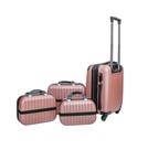 Conjunto Mala de Viagem expansível 360º e 3 frasqueiras