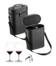 Conjunto Maleta material sintético com 2 Taças e Saca-rolha Riedel Gift Conjunto Maleta material sintético com 2 Taças e Saca-rolha Riedel Gift