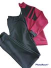 Conjunto malha crepe plussize