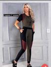 Conjunto malha fria calça e blusa verde musgo Karina Rabello