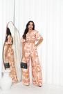 Conjunto Malha Linz Cropped e Pantalona
