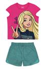 Conjunto Manga Curta Barbie Malwee 4/8 Ref. 87624 Conjunto Manga Curta Barbie Malwee 4/8 Ref. 87624