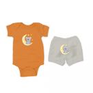 Conjunto manga curta coala lunar