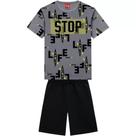 Conjunto Manga Curta Infantil Menino Kyly 2022 de 8 a 10 Anos