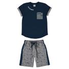 Conjunto Manga Curta Menino 10 ao 18 Malwee Ref. 097401