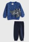 Conjunto Manga Longa 2pçs Zig Zig Zaa Infantil Jacaré Azul AzulMarinho Conjunto Manga Longa 2pçs Zig Zig Zaa Infantil Jacaré Azul AzulMarinho