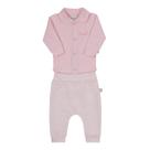 Conjunto Manga Longa Body e Calça Rosa Tam M 12296 - Paraíso (12033)