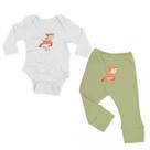 Conjunto manga longa cervo