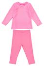 Conjunto Manga Longa e legging Canelado Comfy Rosa Conjunto Manga Longa e legging Canelado Comfy Rosa