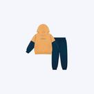 Conjunto Manga Longa Estampa 3D Infantil Menino Divertto 17856 Marrom