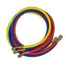 Conjunto Mangueira Manifold 90cm R22 - R134 - R404 Suryha 80150.004 Conjunto Mangueira Manifold 90cm R22 - R134 - R404 Suryha 80150.004