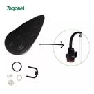 Conjunto Manipulo Torneira Prima Preta Touch Zagonel