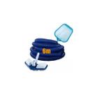 Conjunto manutenção de piscina aspirador asa delta peneira 6 metros de mangueira