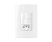 Conjunto Margirius 4x2 1 Tomada 10A + 2 Interruptores Simples Sleek Conjunto Margirius 4x2 1 Tomada 10A + 2 Interruptores Simples Sleek