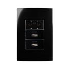 Conjunto Margirius 4x2 1 Tomada 20A + 2 Usb 2A Sleek