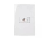 Conjunto Margirius 4x2 1 Tomada Rede RJ45 CAT5e Sleek