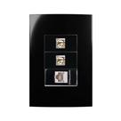Conjunto Margirius 4x2 2 RJ11 + RJ45 Sleek