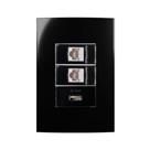 Conjunto Margirius 4x2 2 RJ45 + Usb 2A Sleek