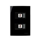 Conjunto Margirius 4x2 2 Tomada Rede RJ45 CAT5e Sleek