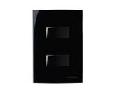 Conjunto Margirius 4x2 Interruptor Duplo Simples 10A Sleek Conjunto Margirius 4x2 Interruptor Duplo Simples 10A Sleek