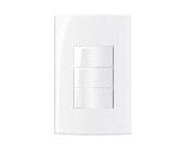 Conjunto Margirius 4x2 Interruptor Triplo Simples 10A Sleek