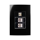 Conjunto Margirius 4x2 RJ11 + 2 RJ45 Sleek