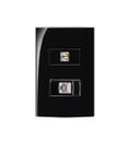 Conjunto Margirius 4x2 RJ11 e RJ45 Sleek Conjunto Margirius 4x2 RJ11 e RJ45 Sleek