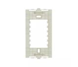 Conjunto Margirius 4x2 RJ11 + Interruptor Simples Sleek