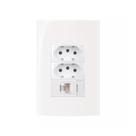 Conjunto Margirius 4x2 RJ45 + 2 Tomada 20A Sleek