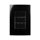 Conjunto Margirius 4x2 Tomada 10A + 20A + 1 Interruptor Simples Sleek