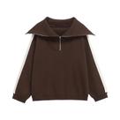 Conjunto Marrom De 2 Peças Willshela, Pulôver Feminino Da Moda, Calças Vintage De Cintura Alta Conjunto Marrom De 2 Peças Willshela, Pulôver Feminino Da Moda, Calças Vintage De Cintura Alta