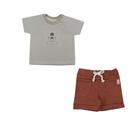 Conjunto masc blusa e short 2067