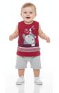 Conjunto Masculino Bebê Regata C/ Short Em Moletinho P Ao G