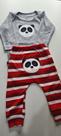 Conjunto Masculino Body Manga Longa e Calça Pandinha - Pilibaby Conjunto Masculino Body Manga Longa e Calça Pandinha - Pilibaby
