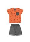 Conjunto Masculino Cam/Short Rei Rex