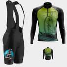 Conjunto Masculino Camisa Bike Roda Verde Degradê Manga Longa + Bretelle Forro Gel Conjunto Masculino Camisa Bike Roda Verde Degradê Manga Longa + Bretelle Forro Gel