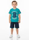 Conjunto Masculino Camiseta Brooklyn C/ Bermuda Em Moletom Nº 4