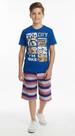 Conjunto Masculino Camiseta C/ Bermuda Juvenil Teen Nº 14