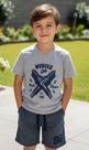 Conjunto Masculino Camiseta Flame C/ Bermuda Moletinho Nº 6